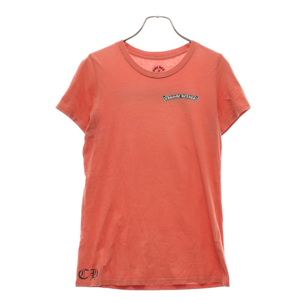 CHROME HEARTS(クロムハーツ) Scroll S/S TEE スクロールロゴプリント 半袖Tシャツ レッド