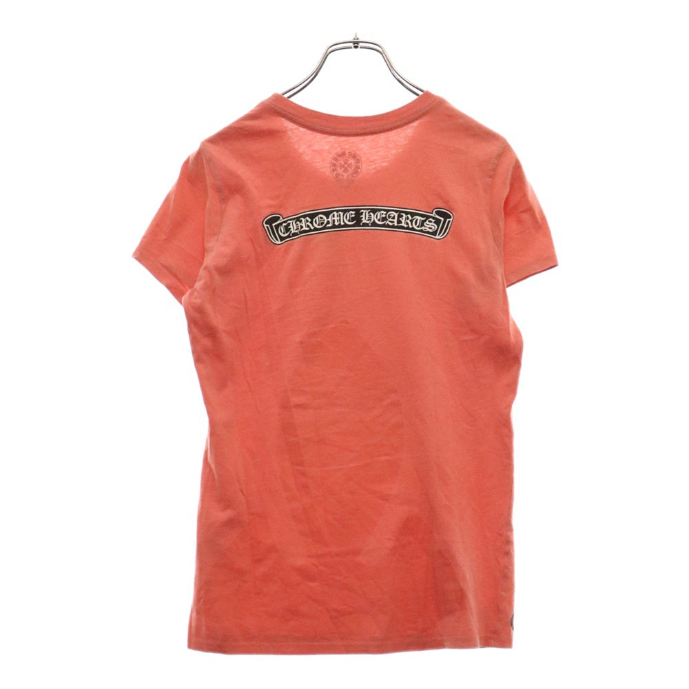 CHROME HEARTS(クロムハーツ) Scroll S/S TEE スクロールロゴプリント 半袖Tシャツ レッド