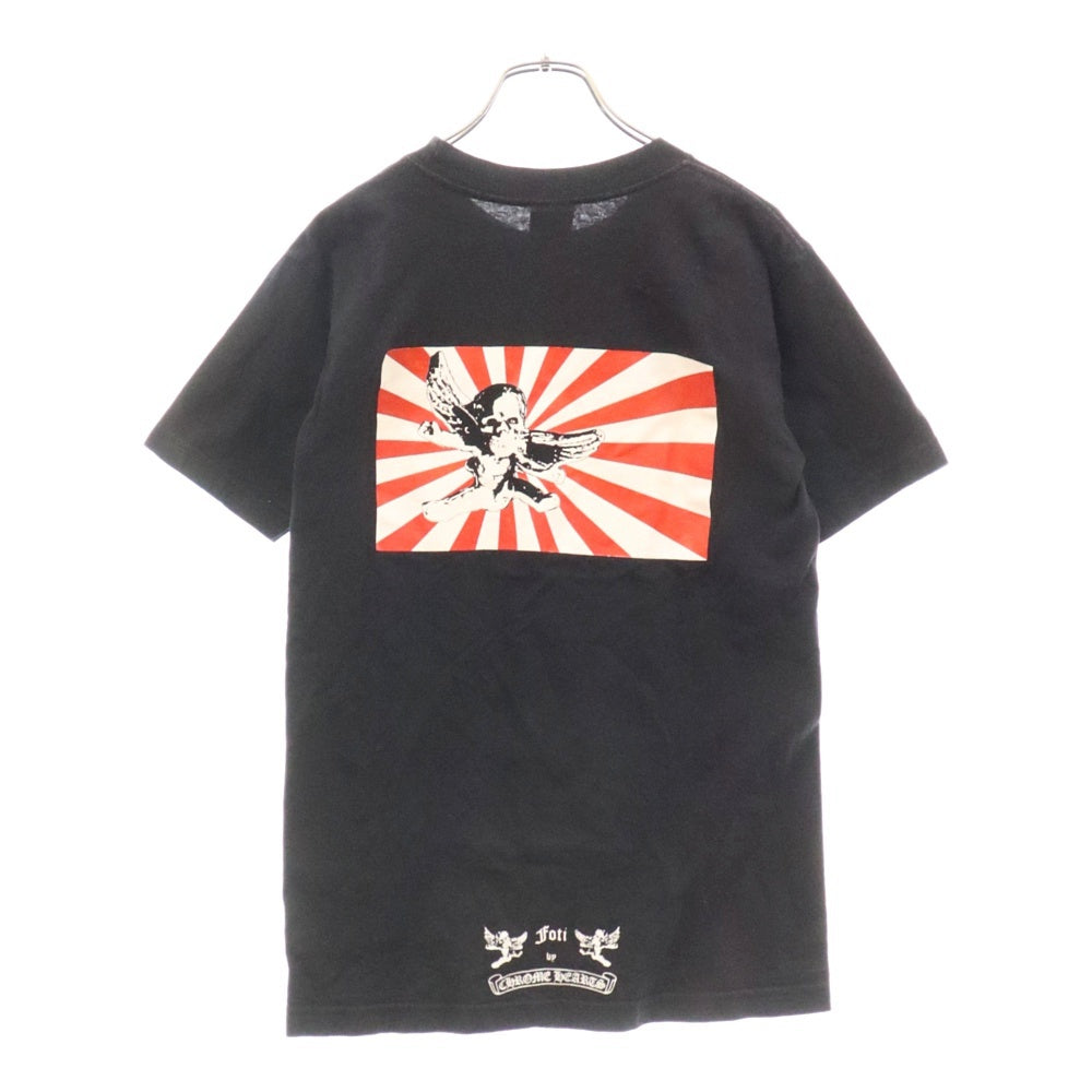 CHROME HEARTS(クロムハーツ) FOTI S/S TEE フォティ ロゴ プリント 半袖Tシャツ ブラック