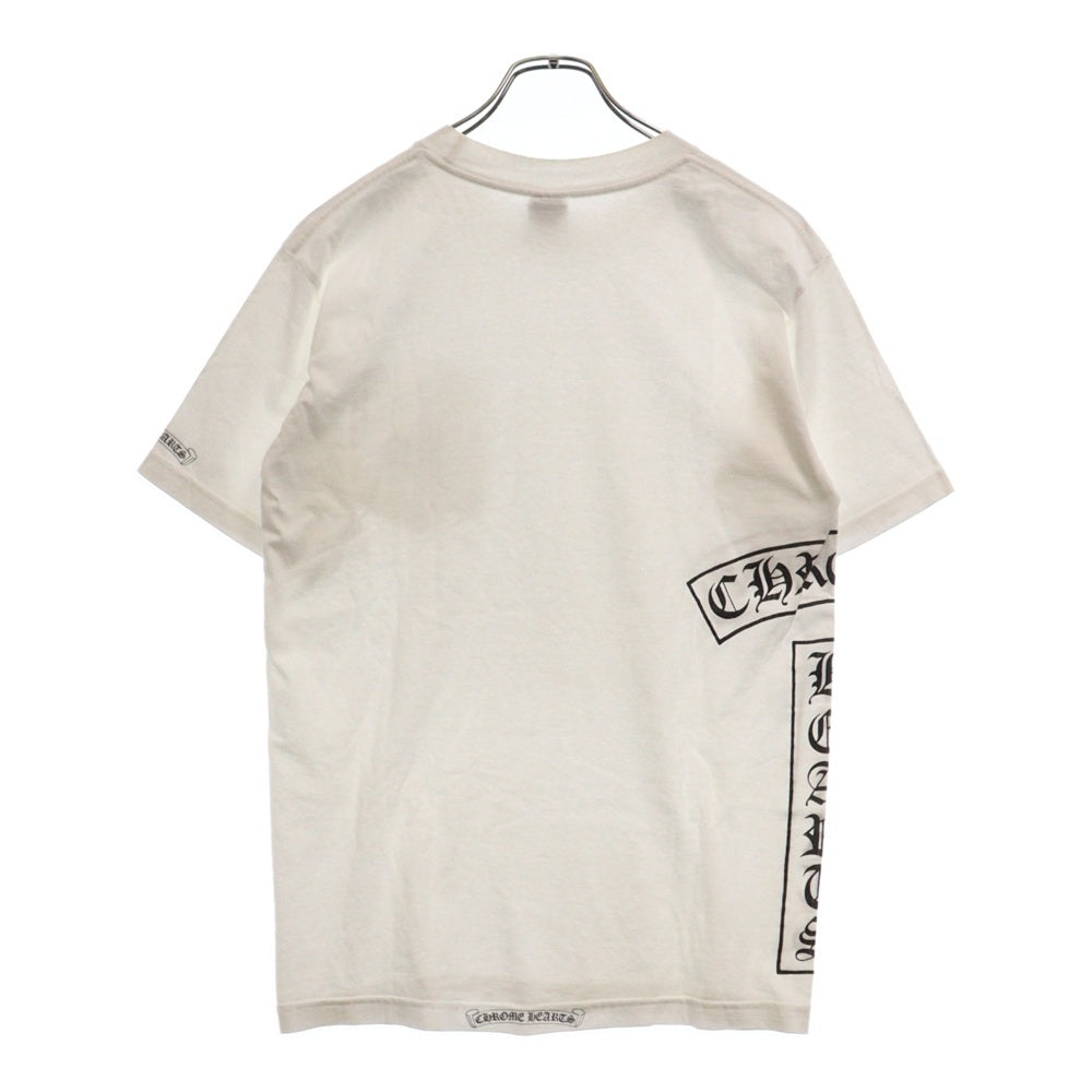 CHROME HEARTS(クロムハーツ) Multi Logo Tee バックマルチモチーフ ロゴプリント 半袖Tシャツ ホワイト