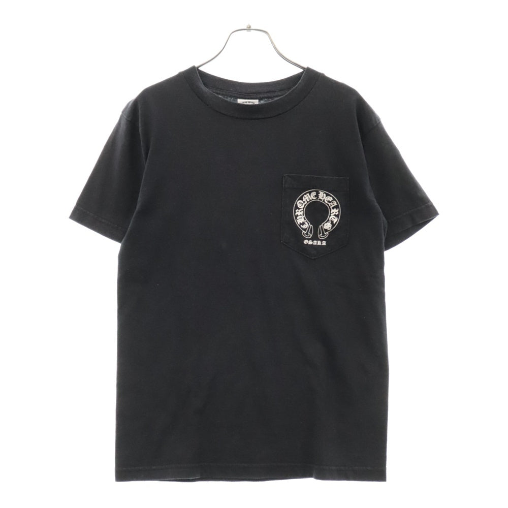 CHROME HEARTS(クロムハーツ) オールド モデル 大阪限定 バッククロスロゴプリント 半袖Tシャツ ブラック