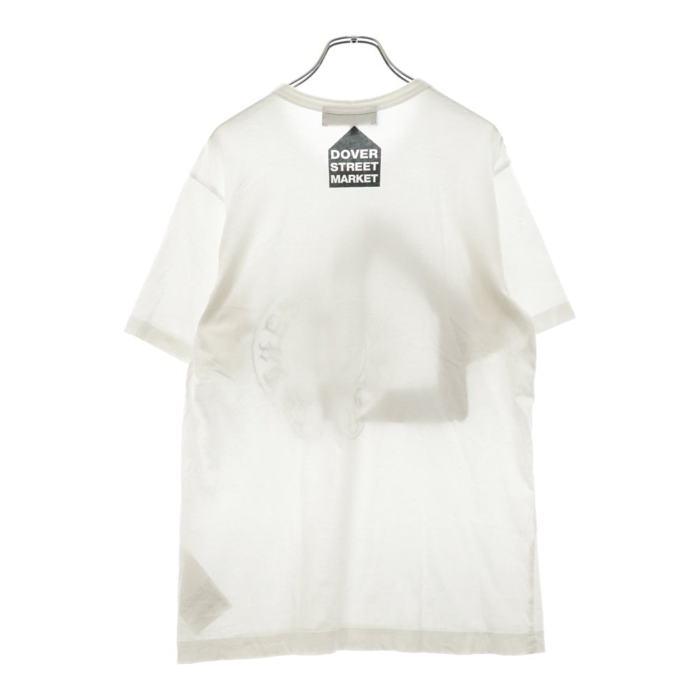CHROME HEARTS(クロムハーツ) 12SS× COMME des GARCONS Horseshoe Logo Tee ZI-T002 ×コムデギャルソンコラボ ホースシューロゴ半袖Tシャツ ホワイト
