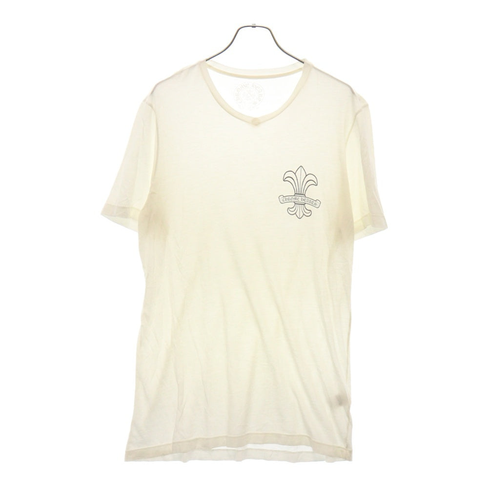 CHROME HEARTS(クロムハーツ) BSフレア Vネック 半袖Tシャツ ホワイト