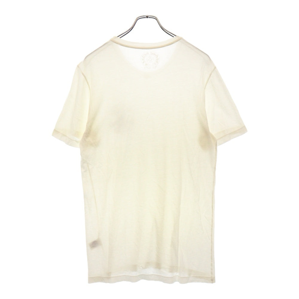 CHROME HEARTS(クロムハーツ) BSフレア Vネック 半袖Tシャツ ホワイト