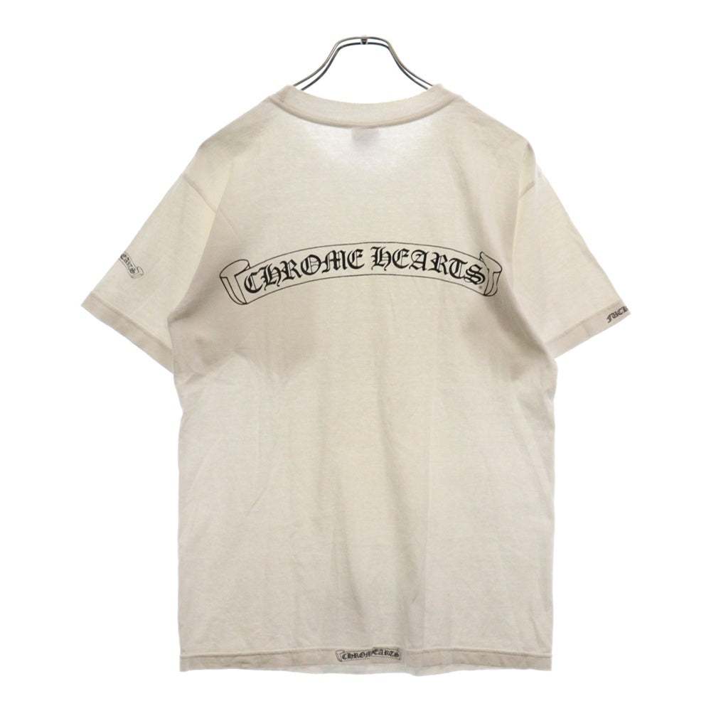 CHROME HEARTS(クロムハーツ) Back Scroll Tee バックスクロールロゴ 半袖Tシャツ ホワイト