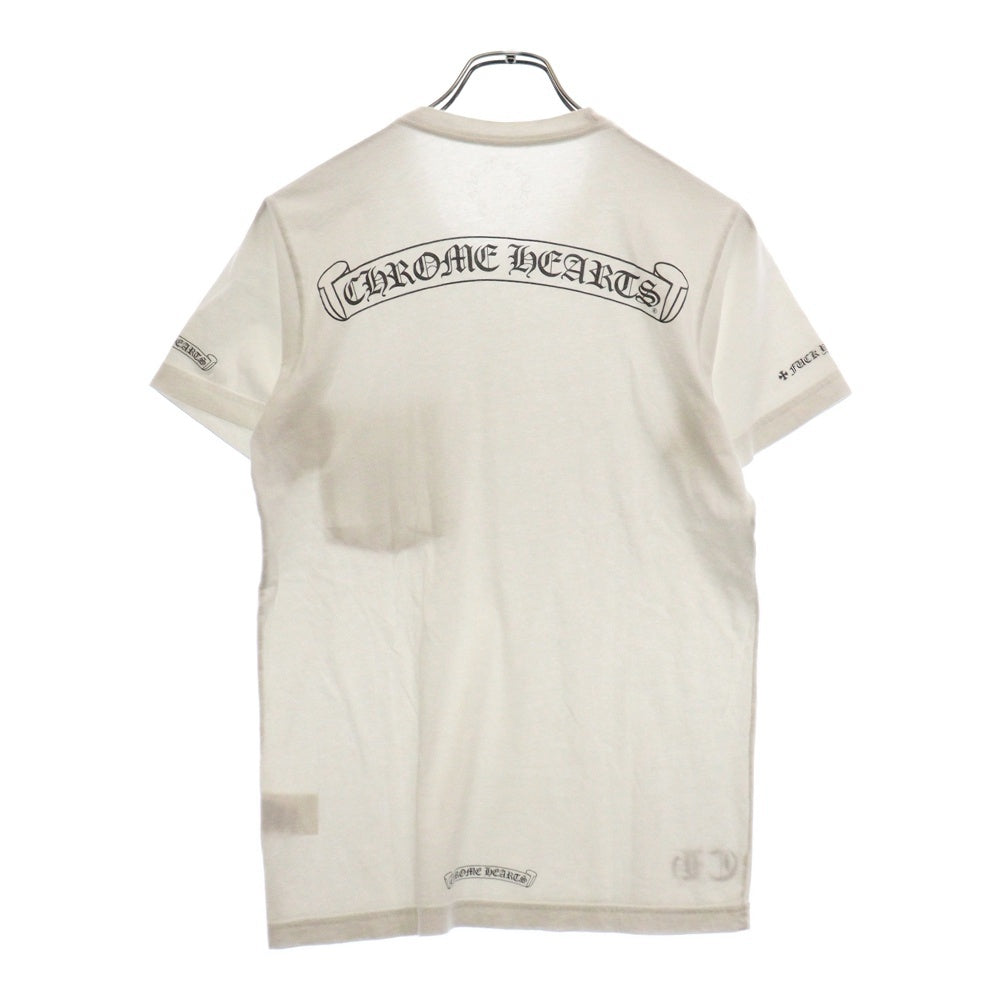 CHROME HEARTS(クロムハーツ) Osaka Scroll Label Logo Tee オオサカスクロールラベルロゴ半袖Tシャツ ホワイト