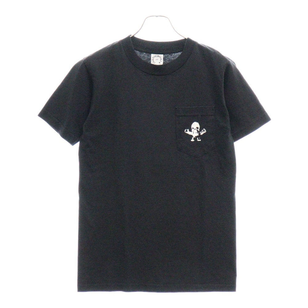 CHROME HEARTS(クロムハーツ) FOTI S/S TEE フォティ フロント ロゴ プリント 半袖Tシャツ ブラック