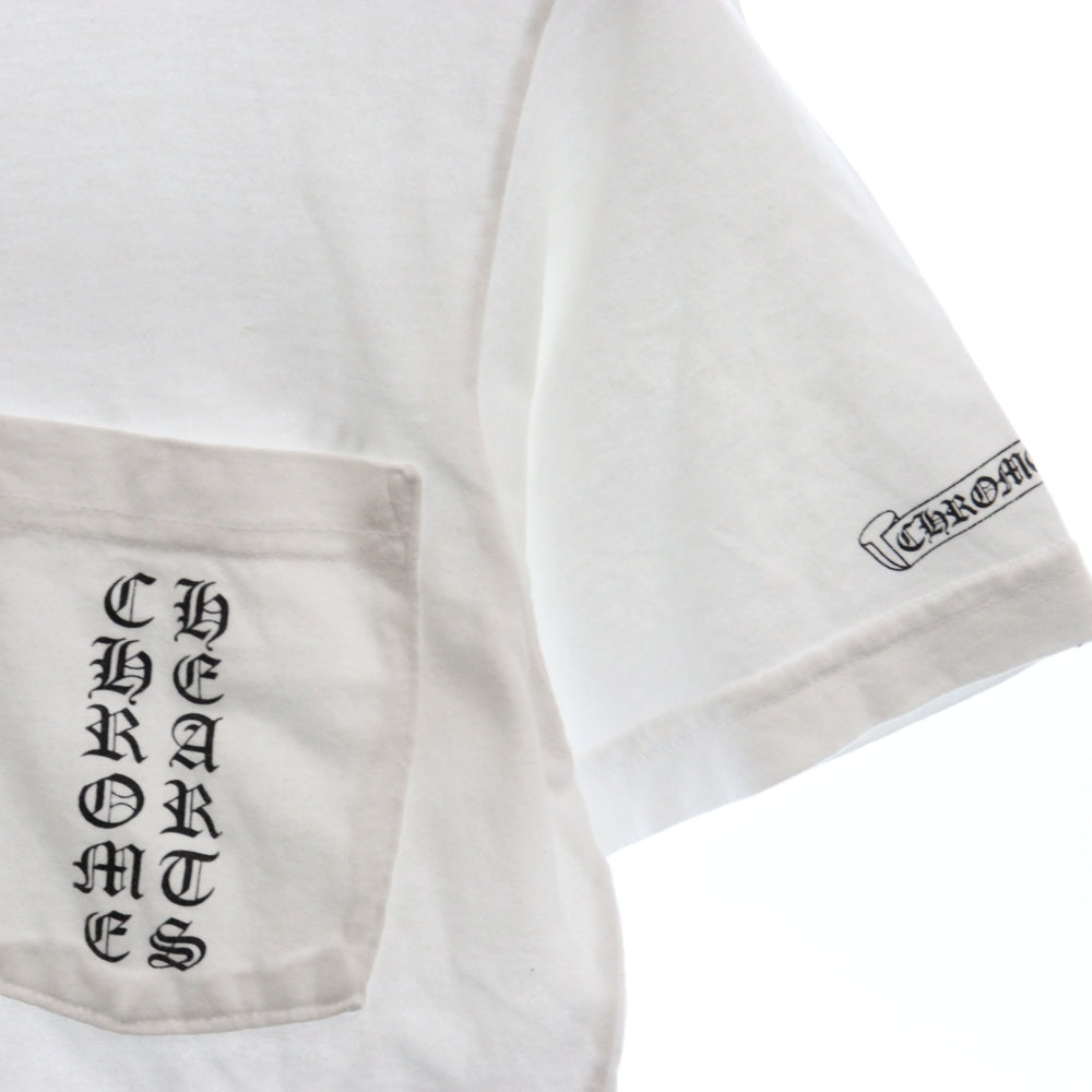 CHROME HEARTS(クロムハーツ) Back Scroll Tee バックスクロールロゴ 半袖Tシャツ ホワイト
