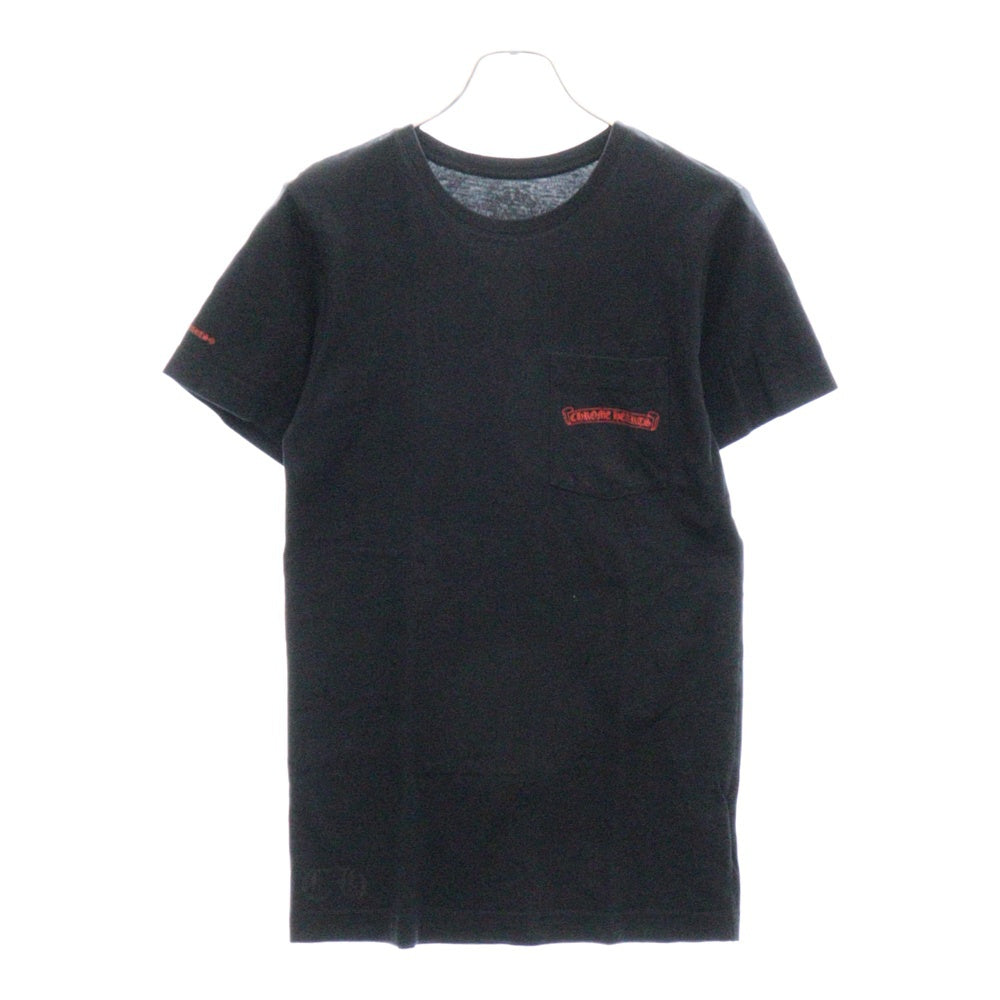 CHROME HEARTS(クロムハーツ) Horseshoe Tee ホースシュー ロゴ 半袖Tシャツ カットソー ブラック