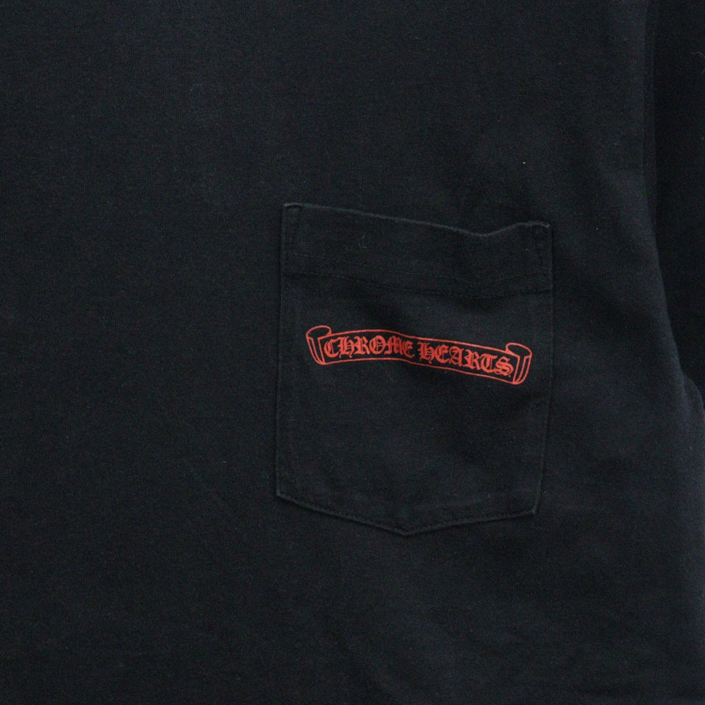 CHROME HEARTS(クロムハーツ) Horseshoe Tee ホースシュー ロゴ 半袖Tシャツ カットソー ブラック