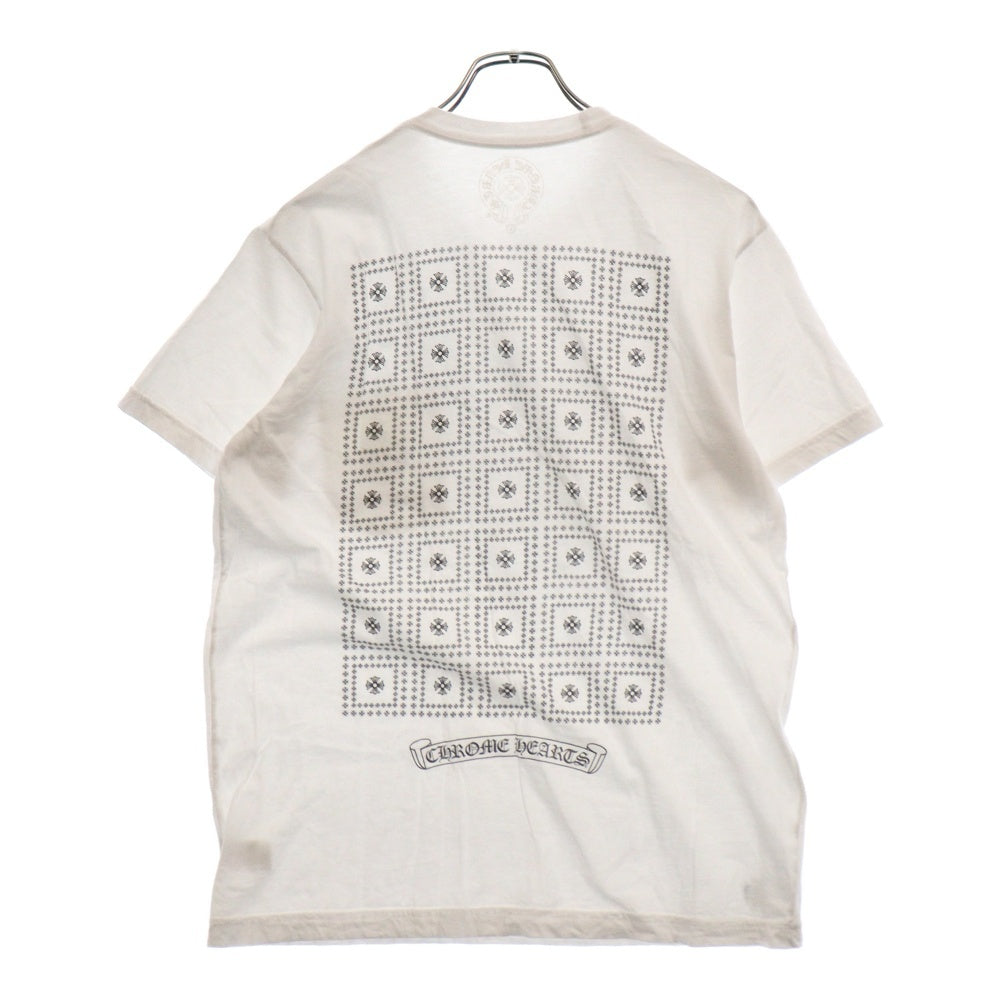 CHROME HEARTS(クロムハーツ) CH PLUS S/S TEE バック ロゴ プリント 半袖Tシャツ ホワイト