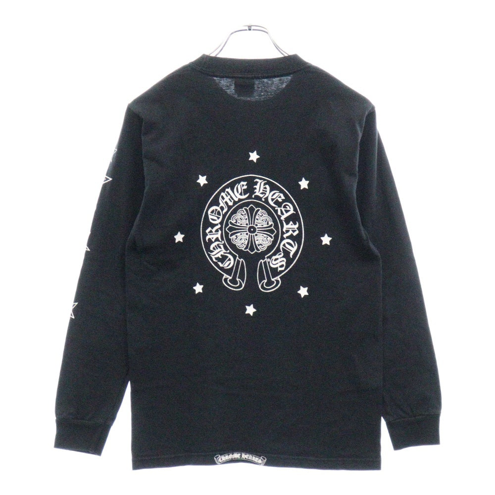 CHROME HEARTS(クロムハーツ) Malibu L/S Tee マリブ限定 バック ロゴプリント 長袖Tシャツ ブラック