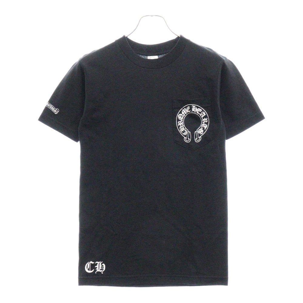 CHROME HEARTS(クロムハーツ) CH PLUS S/S TEE バックロゴ プリント 半袖Tシャツ ブラック
