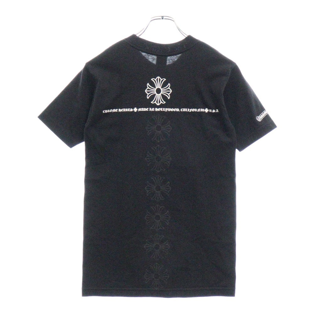 CHROME HEARTS(クロムハーツ) CH PLUS S/S TEE バックロゴ プリント 半袖Tシャツ ブラック