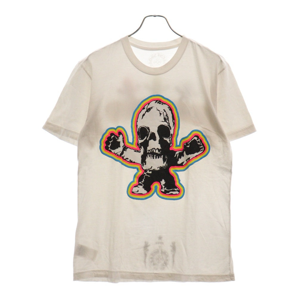 CHROME HEARTS(クロムハーツ) FOTI S/S TEE フォティ フロント レインボー ロゴ プリント 半袖Tシャツ ホワイト