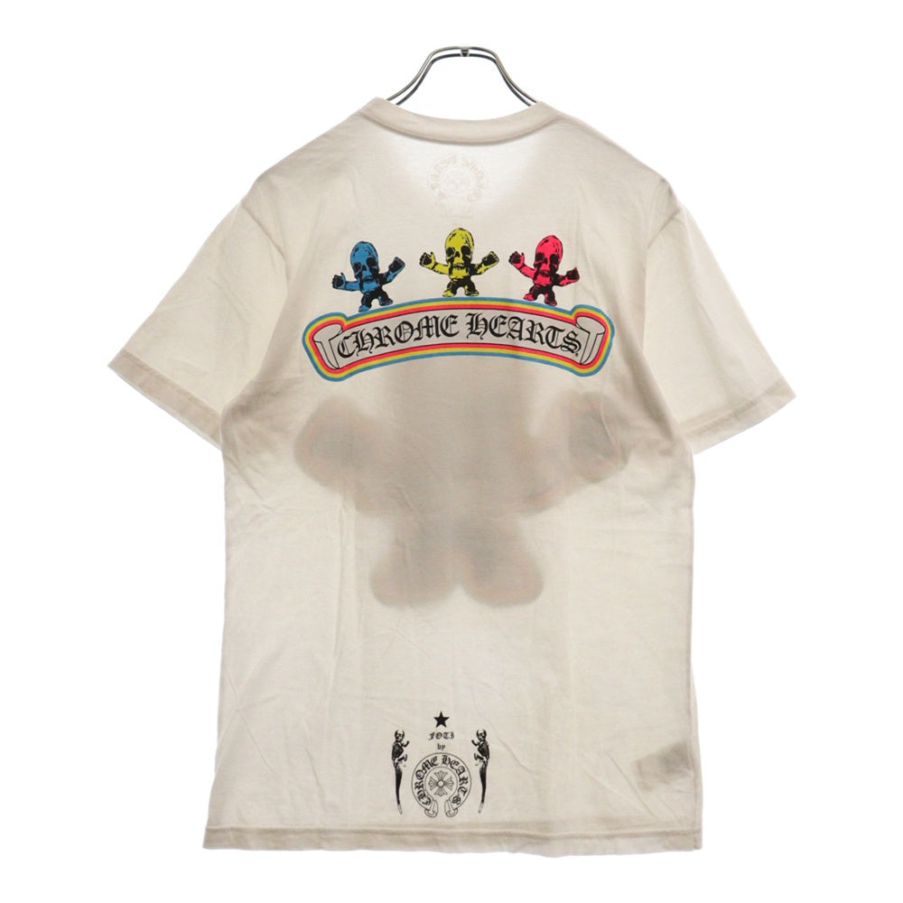 CHROME HEARTS(クロムハーツ) FOTI S/S TEE フォティ フロント レインボー ロゴ プリント 半袖Tシャツ ホワイト