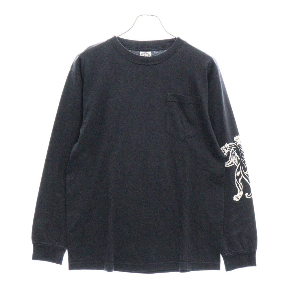 CHROME HEARTS(クロムハーツ) KYOSUKE HIMURO L/S Tee 氷室京介ロゴプリント ロングスリーブTシャツ 長袖カットソー ロンT ブラック