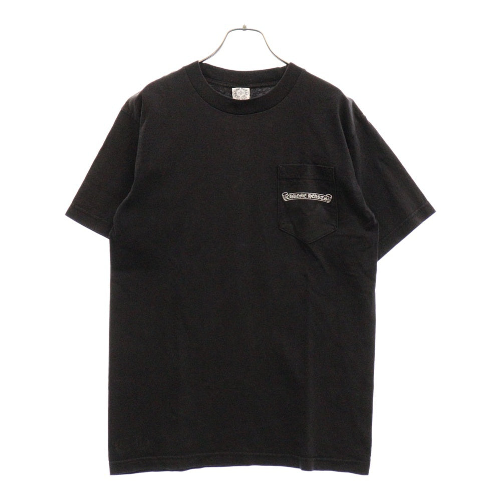 CHROME HEARTS(クロムハーツ) OLD FLEURKNEE TEE オールドモデル フレアニー ロゴプリント 半袖Tシャツ ブラック