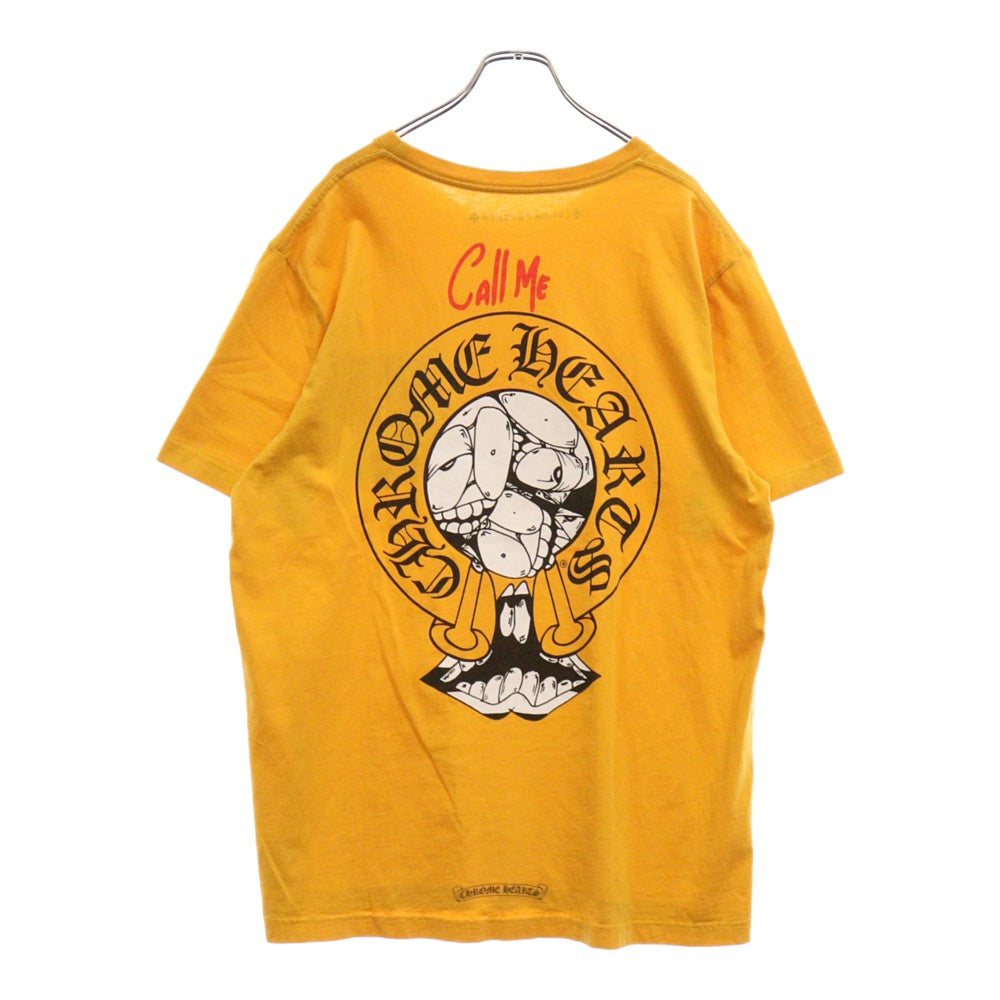 CHROME HEARTS(クロムハーツ) ×MATTY BOY PPO Mustard S/S Tee ×マッティボーイ マスタード クルーネック半袖Tシャツ イエロー