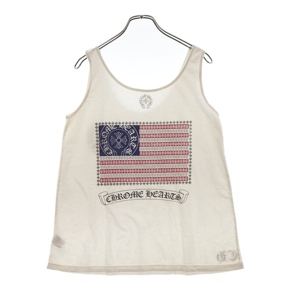 CHROME HEARTS(クロムハーツ) USA LOGO Tank Top ロゴタンクトップ レディース ホワイト