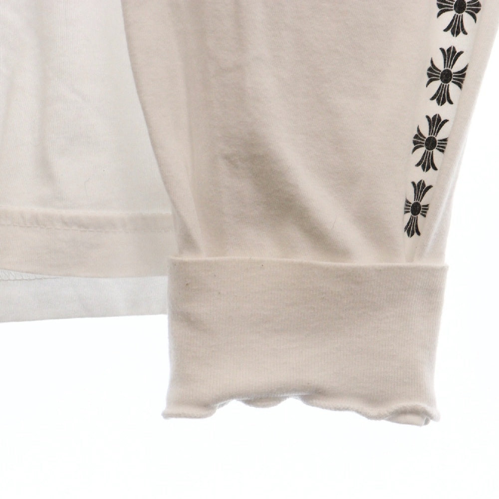 CHROME HEARTS(クロムハーツ) CH T-SHRT バックプリント 長袖Tシャツ ホワイト
