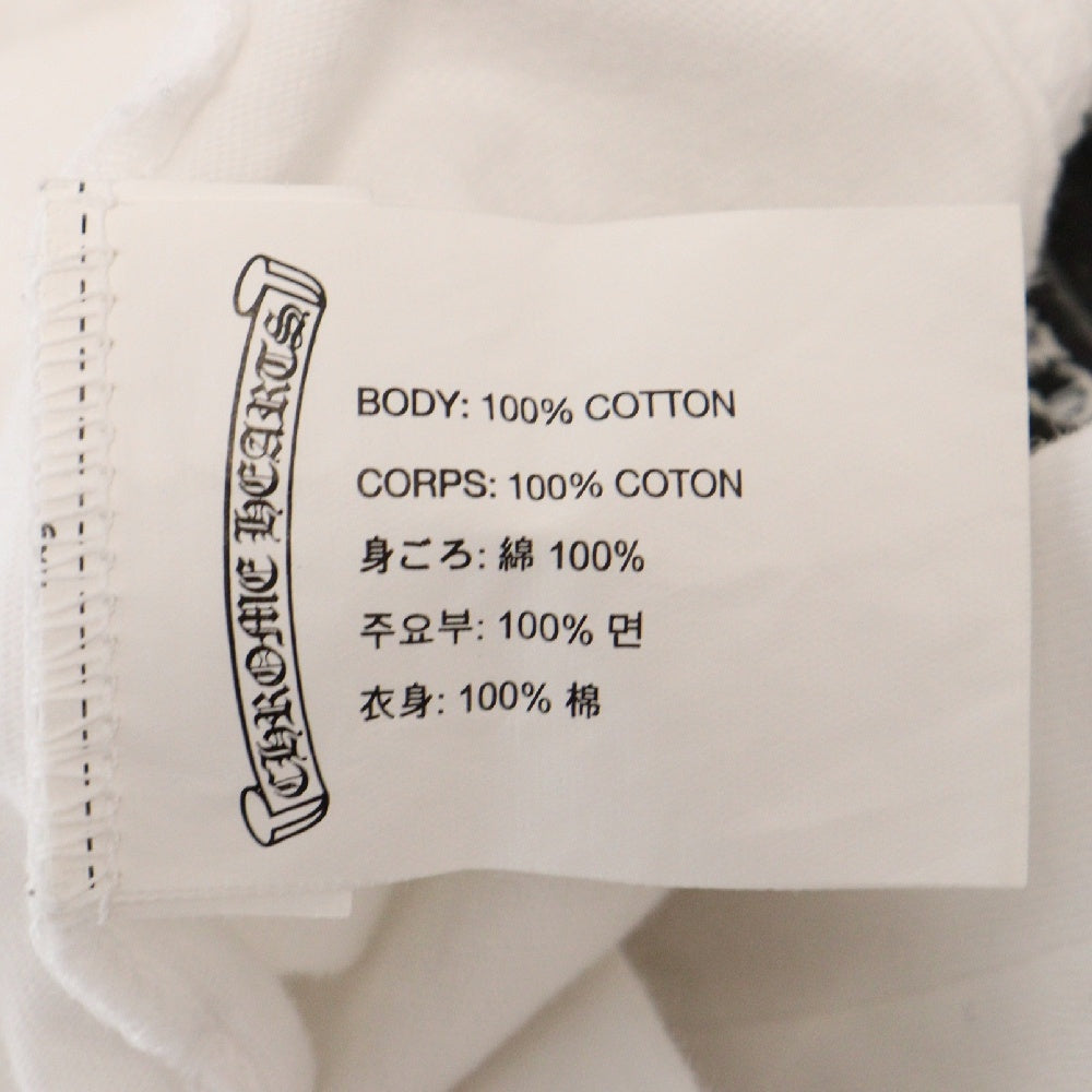 CHROME HEARTS(クロムハーツ) CH T-SHRT バックプリント 長袖Tシャツ ホワイト
