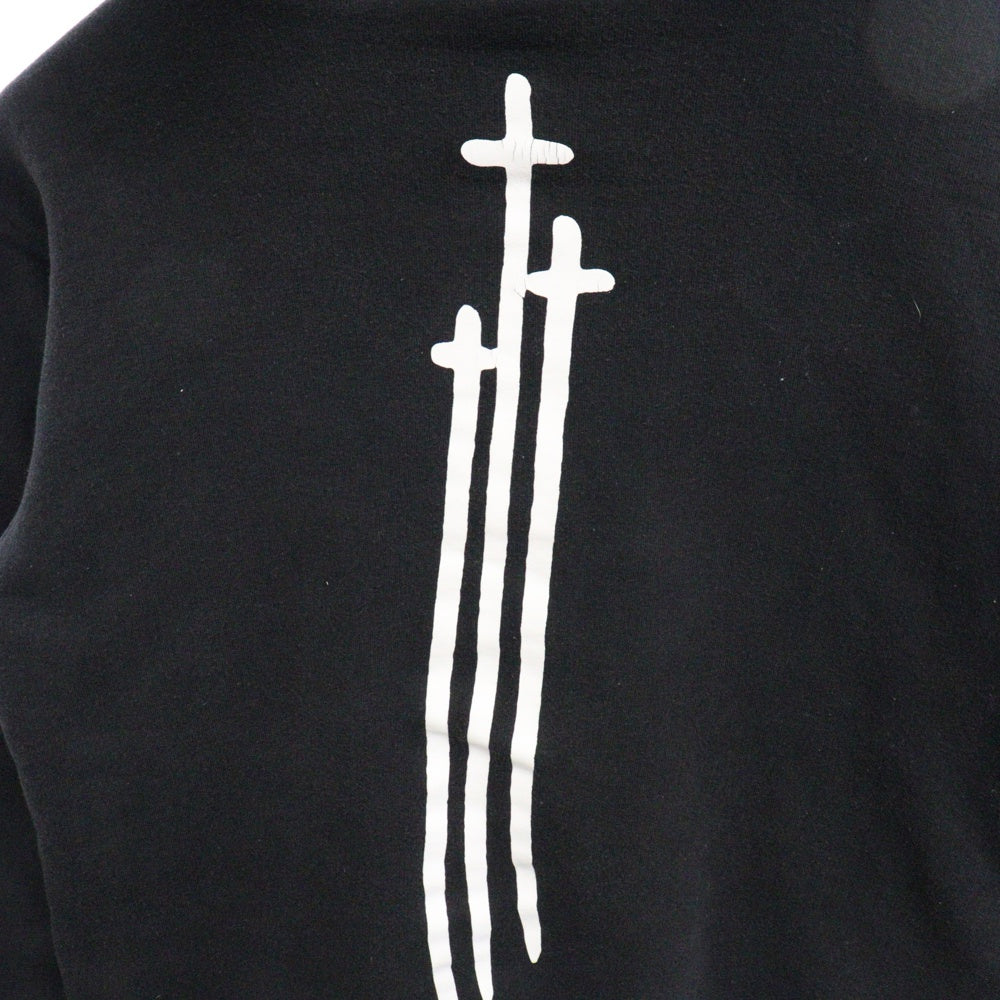 CHROME HEARTS(クロムハーツ) RS3 ZIP HOODIE 裏地サーマル ジップ パーカー ブラック