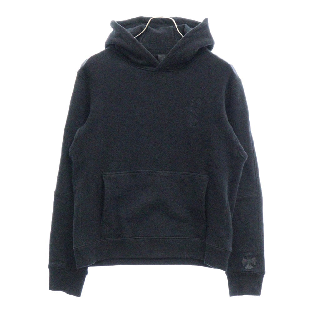 CHROME HEARTS(クロムハーツ) GRP Y NOT ロゴ刺繍CHプラスパッチプルオーバーパーカー ブラック