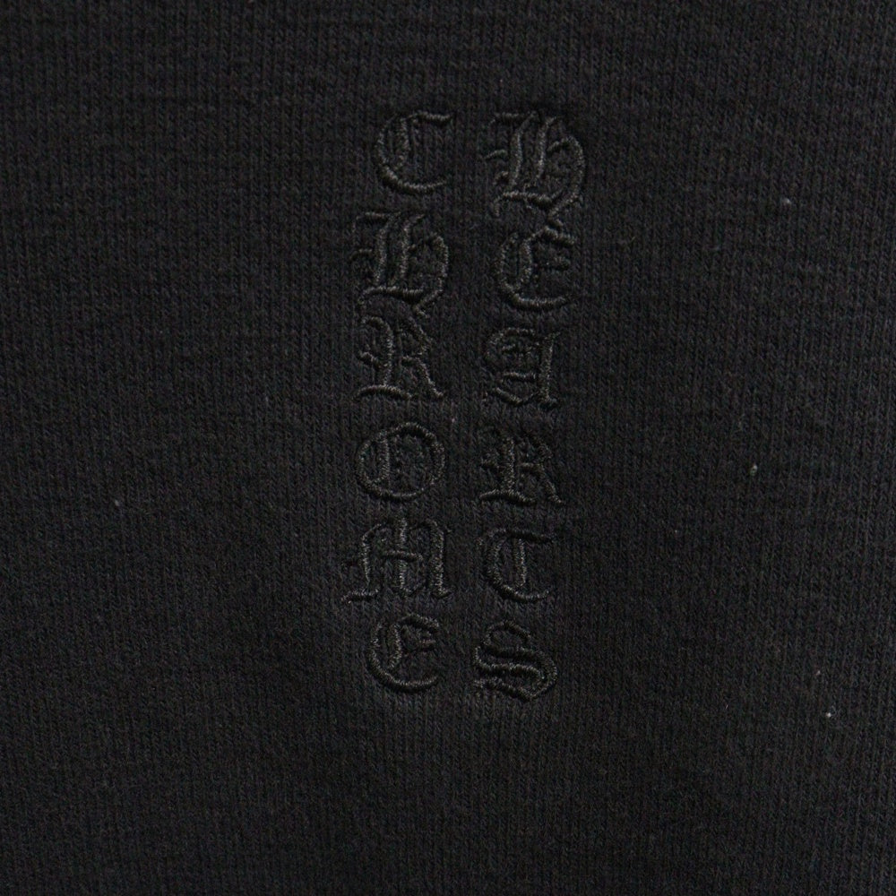 CHROME HEARTS(クロムハーツ) GRP Y NOT ロゴ刺繍CHプラスパッチプルオーバーパーカー ブラック