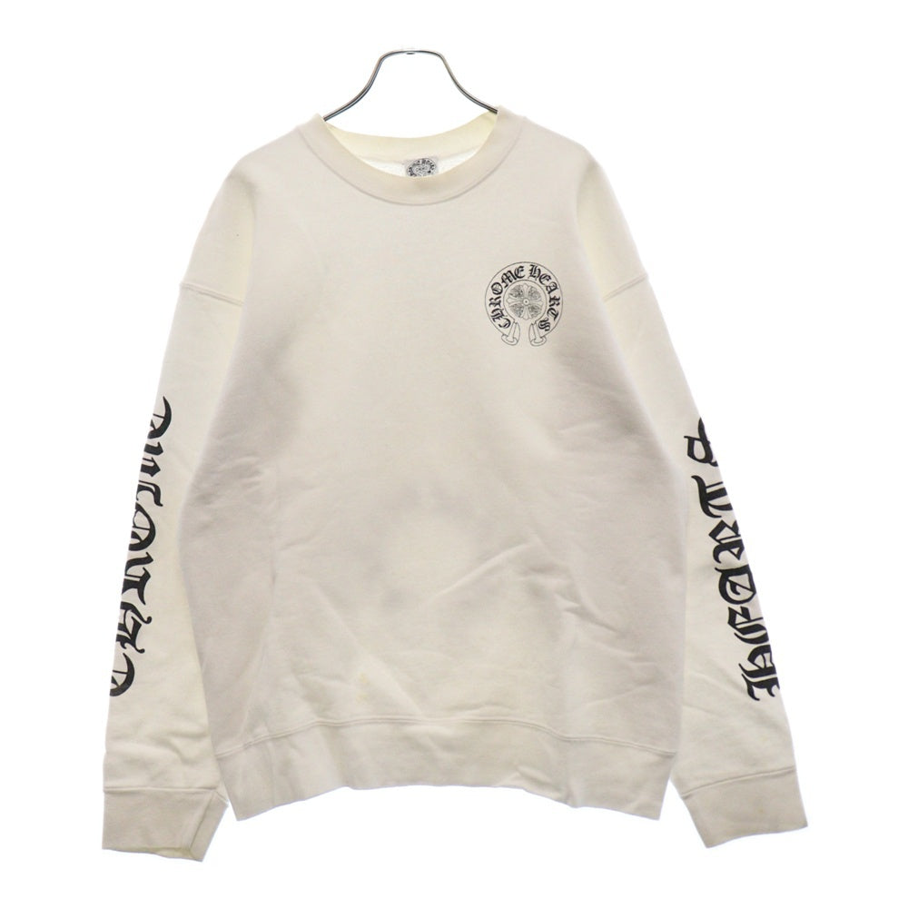 CHROME HEARTS(クロムハーツ) OLD LOGO SWTSHR オールドモデル ホースシューロゴ スウェットトレーナー ホワイト