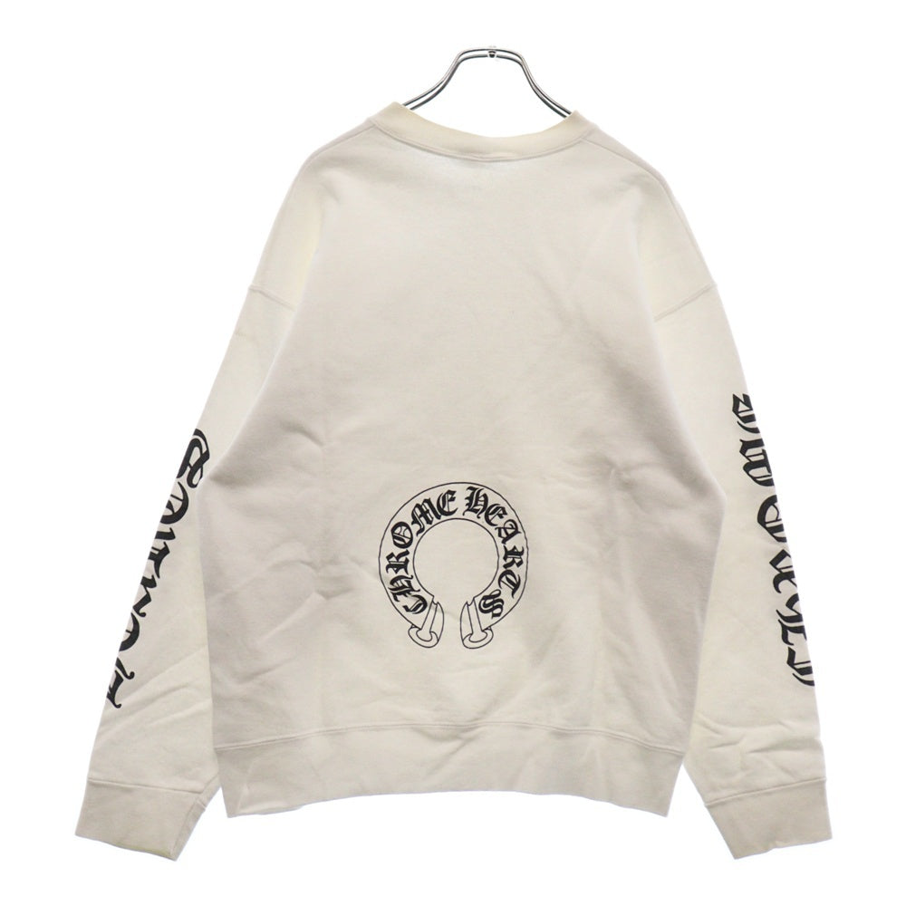 CHROME HEARTS(クロムハーツ) OLD LOGO SWTSHR オールドモデル ホースシューロゴ スウェットトレーナー ホワイト