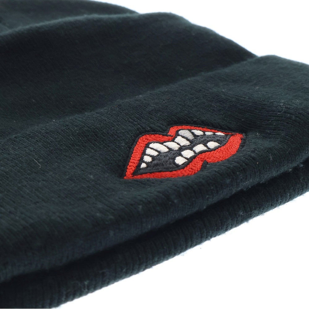 CHROME HEARTS(クロムハーツ) ×MATTY BOY PPO WOOL WATCH CAP マッティボーイ チョンパー刺繍ニットキャップ ビーニー ニット帽 ブラック