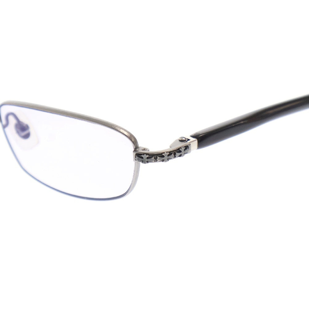 CHROME HEARTS(クロムハーツ) VELVEDERE エボニーウッド カラーサングラス ブラウン/シルバー