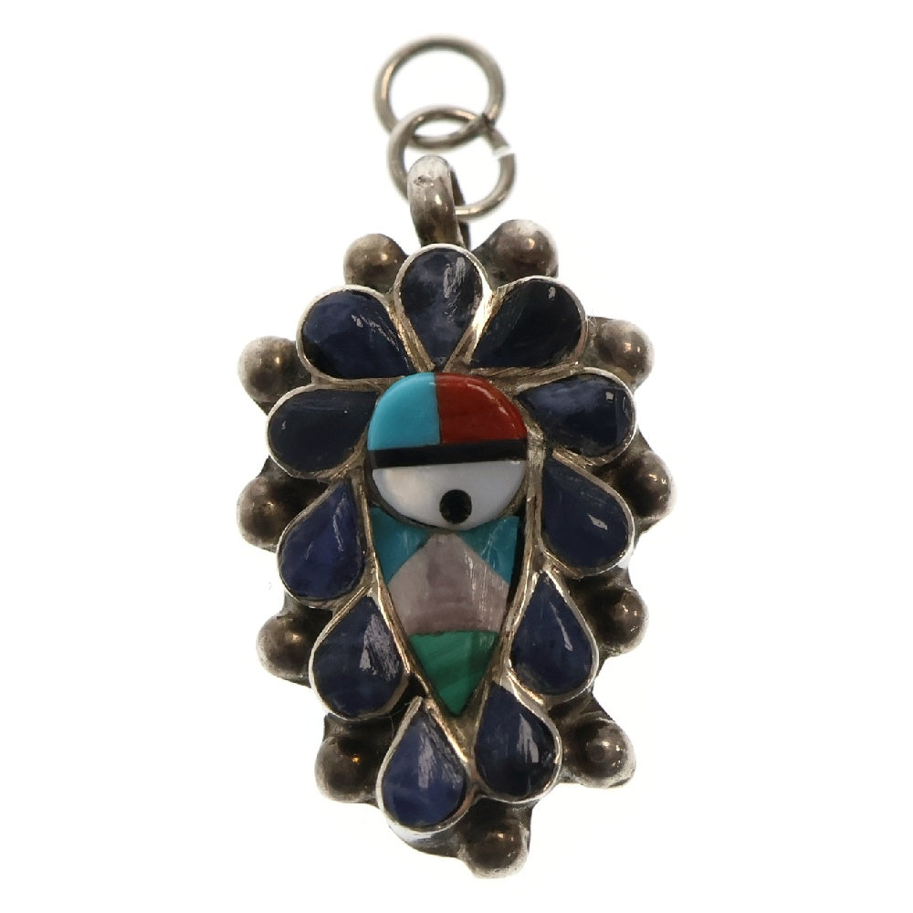 INDIAN JEWELRY(インディアンジュエリー) STANFORD & GERALDINE作 ズニ族 ペンダントトップ シルバー