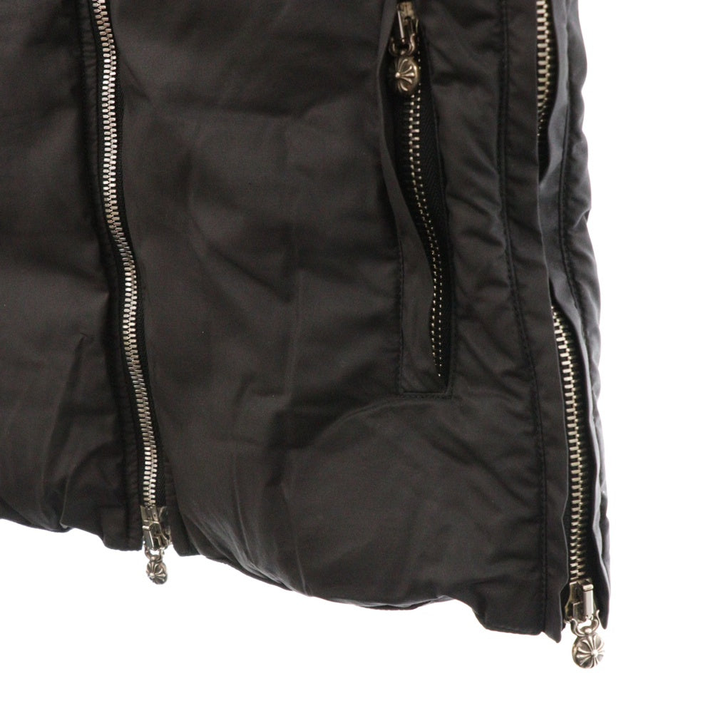 CHROME HEARTS(クロムハーツ) PERFECT パーフェクト ダガージップナイロンダウンベスト ブラック