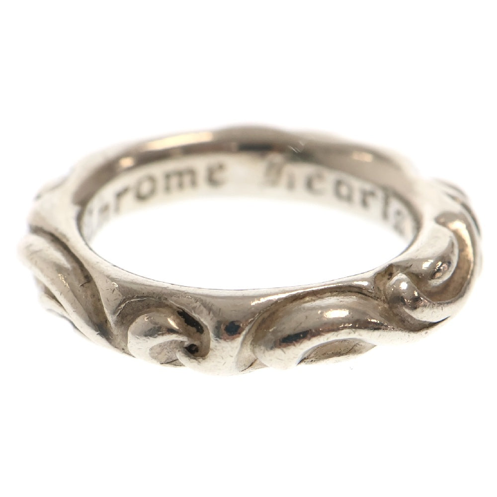 CHROME HEARTS(クロムハーツ) SCRL BAND スクロールバンド リング シルバー