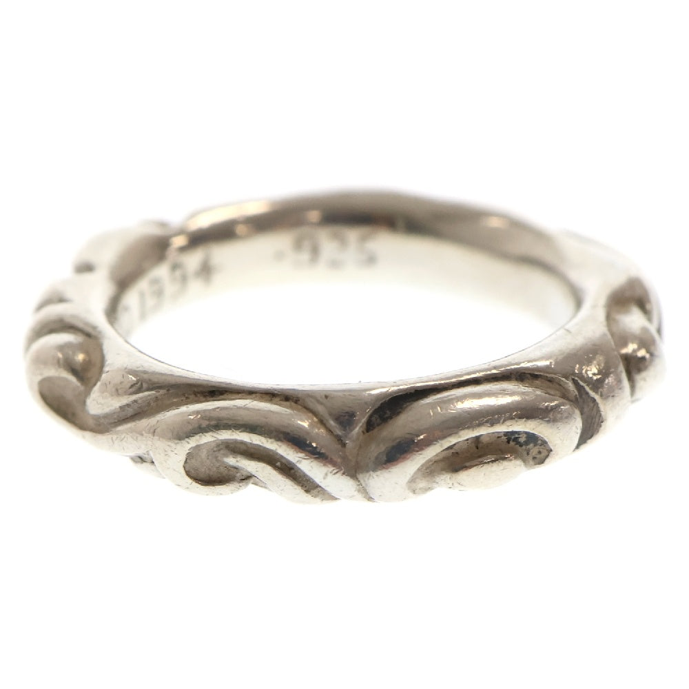 CHROME HEARTS(クロムハーツ) SCRL BAND スクロールバンド リング シルバー