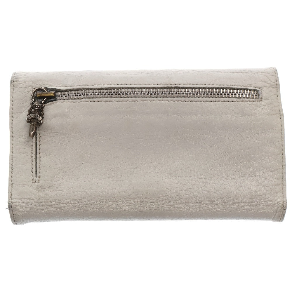 CHROME HEARTS(クロムハーツ) WAVE ウェーブ レザーウォレット 財布 ホワイト BCA374