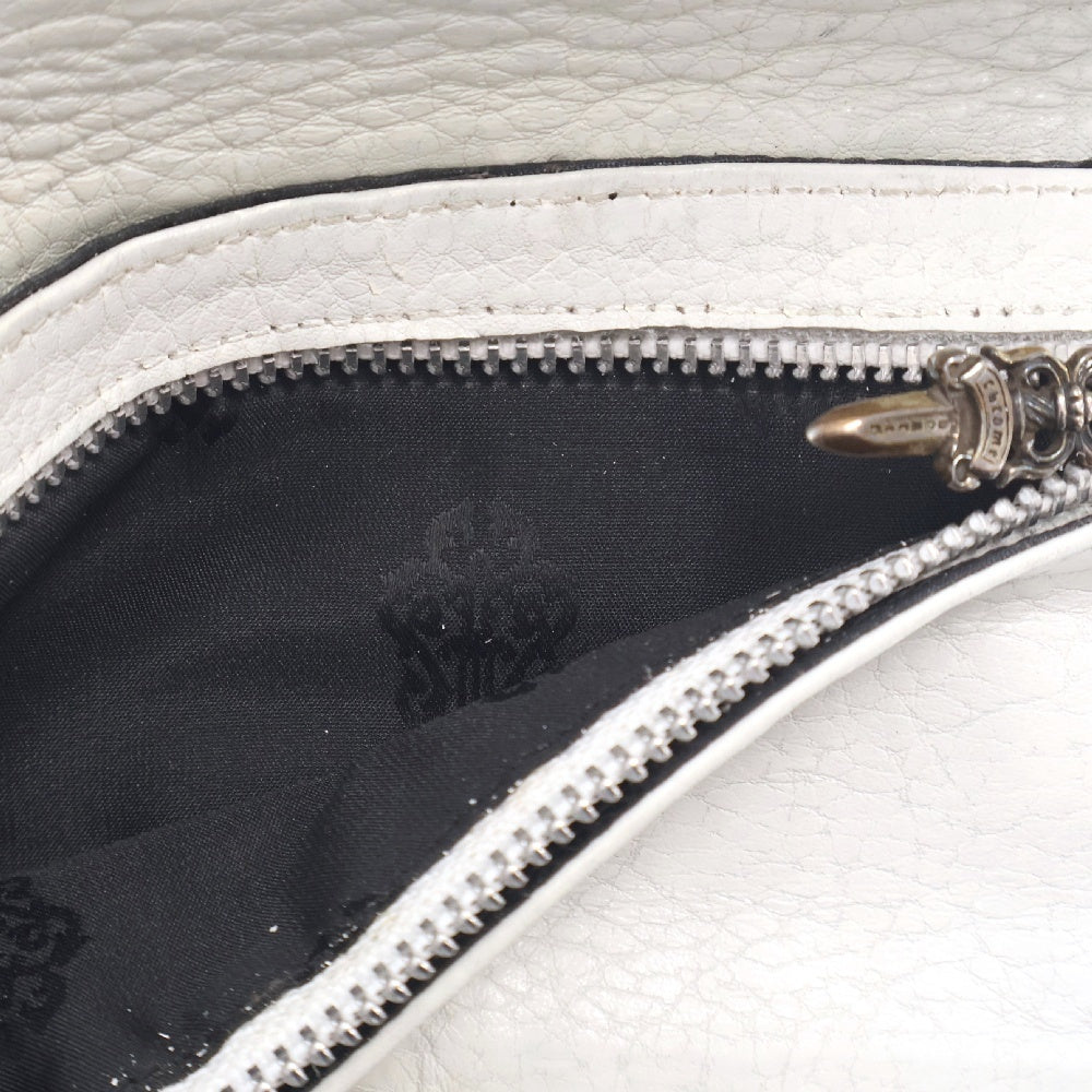 CHROME HEARTS(クロムハーツ) WAVE ウェーブ レザーウォレット 財布 ホワイト BCA374
