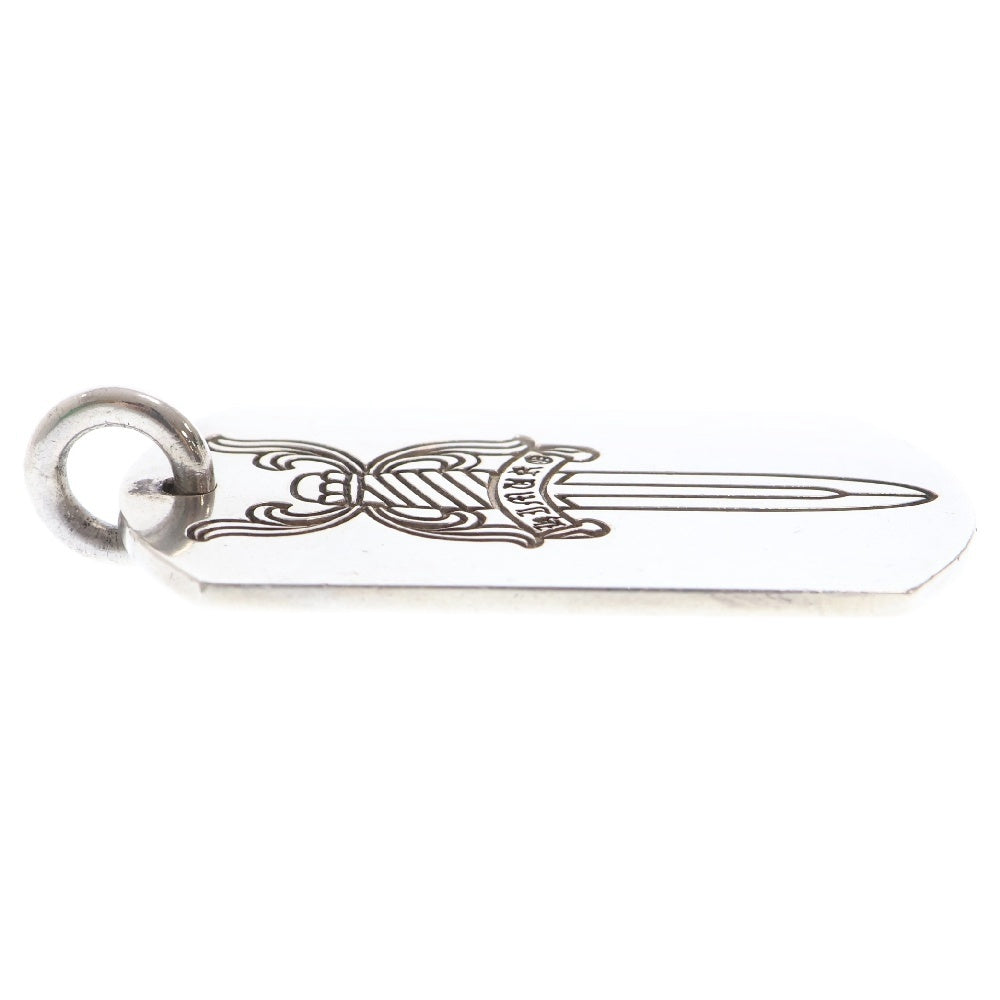 CHROME HEARTS(クロムハーツ) D/TAG LRG KYOUSKE HIMURO 氷室京介 ダガーラージドッグタグ ネックレストップ シルバー