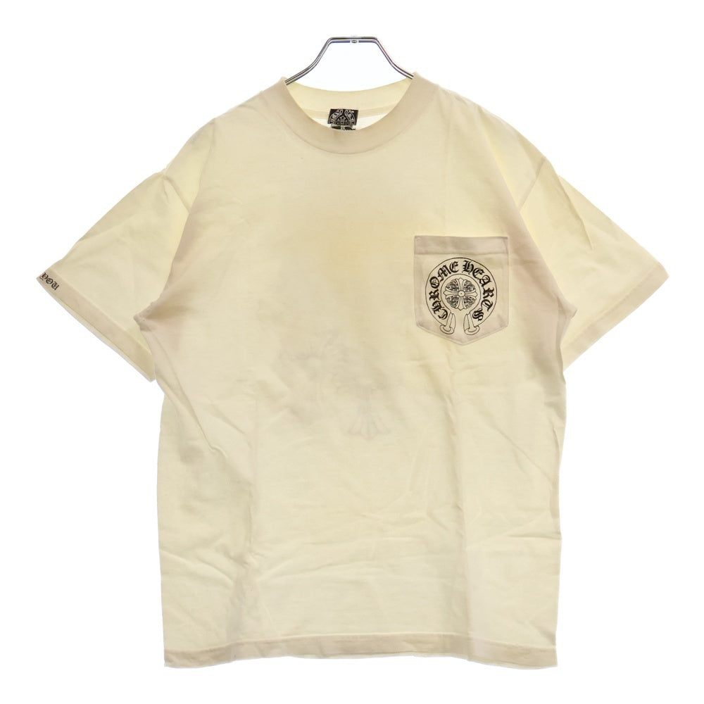 CHROME HEARTS(クロムハーツ) OLD CEME Tee オールドモデル セメタリークロス プリント半袖Tシャツ ホワイト