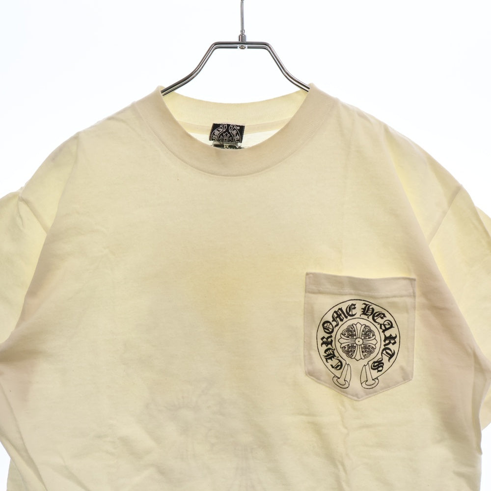 CHROME HEARTS(クロムハーツ) OLD CEME Tee オールドモデル セメタリークロス プリント半袖Tシャツ ホワイト
