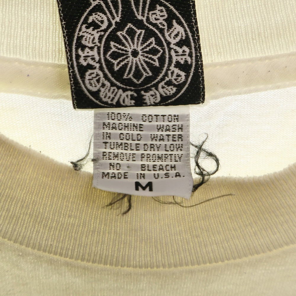 CHROME HEARTS(クロムハーツ) OLD CEME Tee オールドモデル セメタリークロス プリント半袖Tシャツ ホワイト