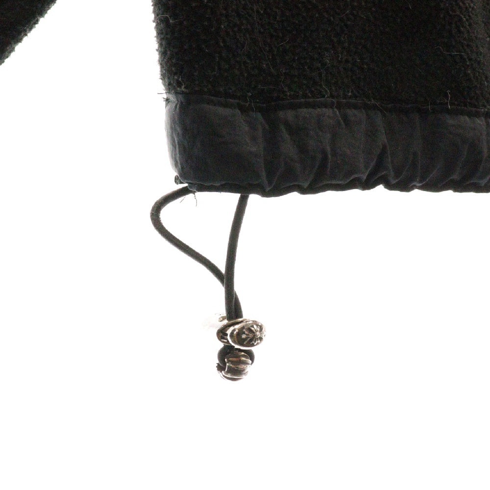 CHROME HEARTS(クロムハーツ) YNT U DETENT HDPL FLC クロスボールボタンフリースプルオーバーパーカー