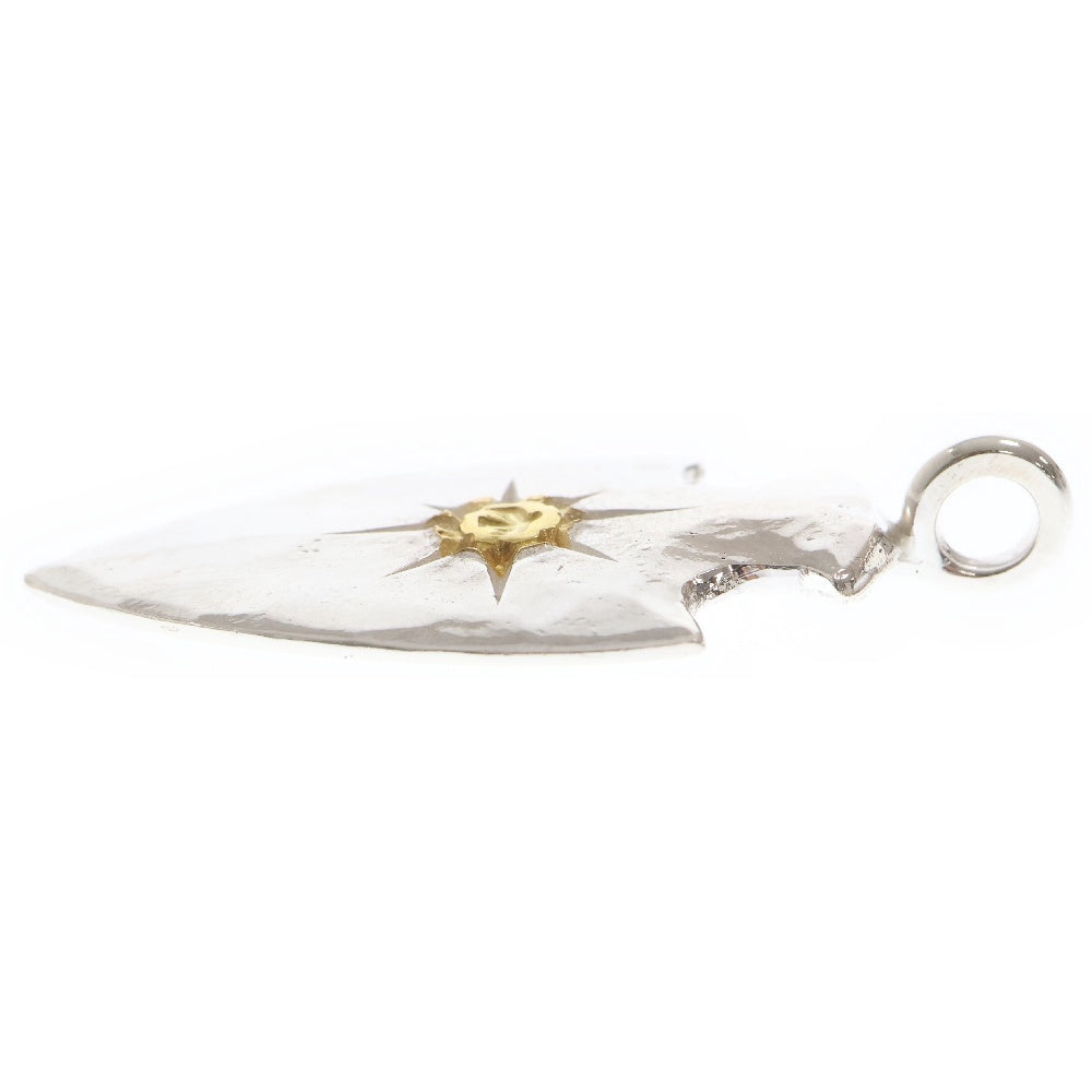 goro's(ゴローズ) 【新品】メタル付き矢じり大 ペンダントトップ シルバー/ゴールド