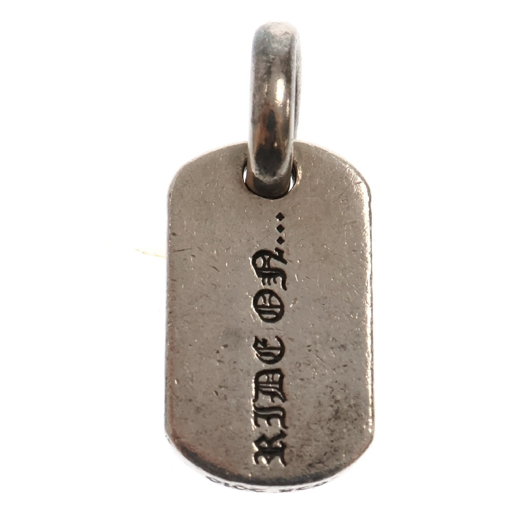 CHROME HEARTS(クロムハーツ) DT TNY RS3 RS3クロスタイニードッグタグ ペンダントトップ シルバー