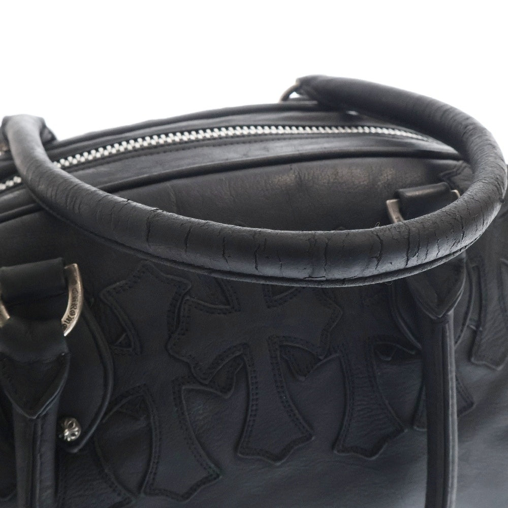 CHROME HEARTS(クロムハーツ) GYM MD ジムバッグ 現行型CHチャーム付きミディアムレザーハンドバッグ