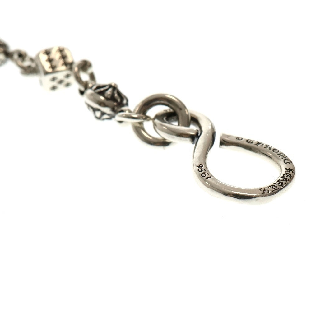 CHROME HEARTS(クロムハーツ) DICE 1CRS BALL-1 1クリップダイスクロスボール シルバーウォレットチェーン