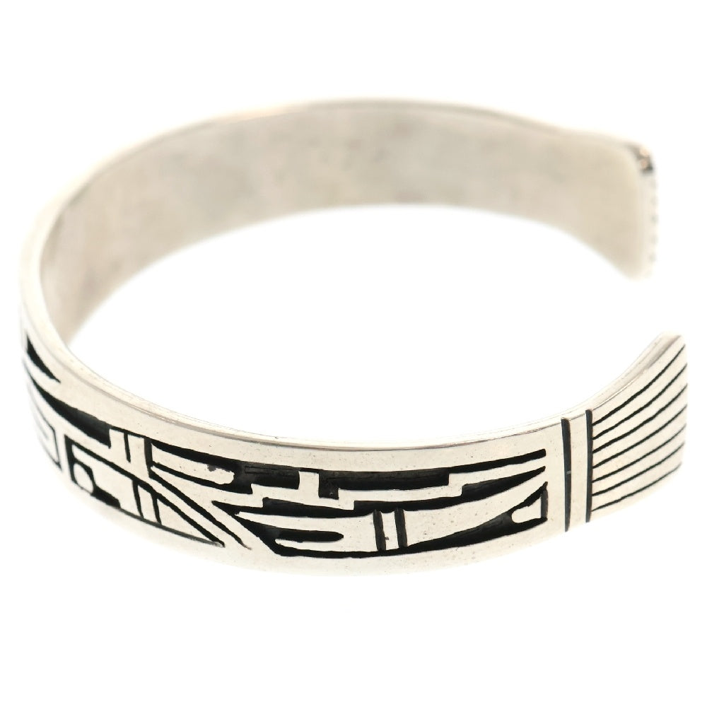 INDIAN JEWELRY(インディアンジュエリー) ホピ族 Jason Takala ジェイソンタカラ サンフェイス 14K オーバーレイバングル