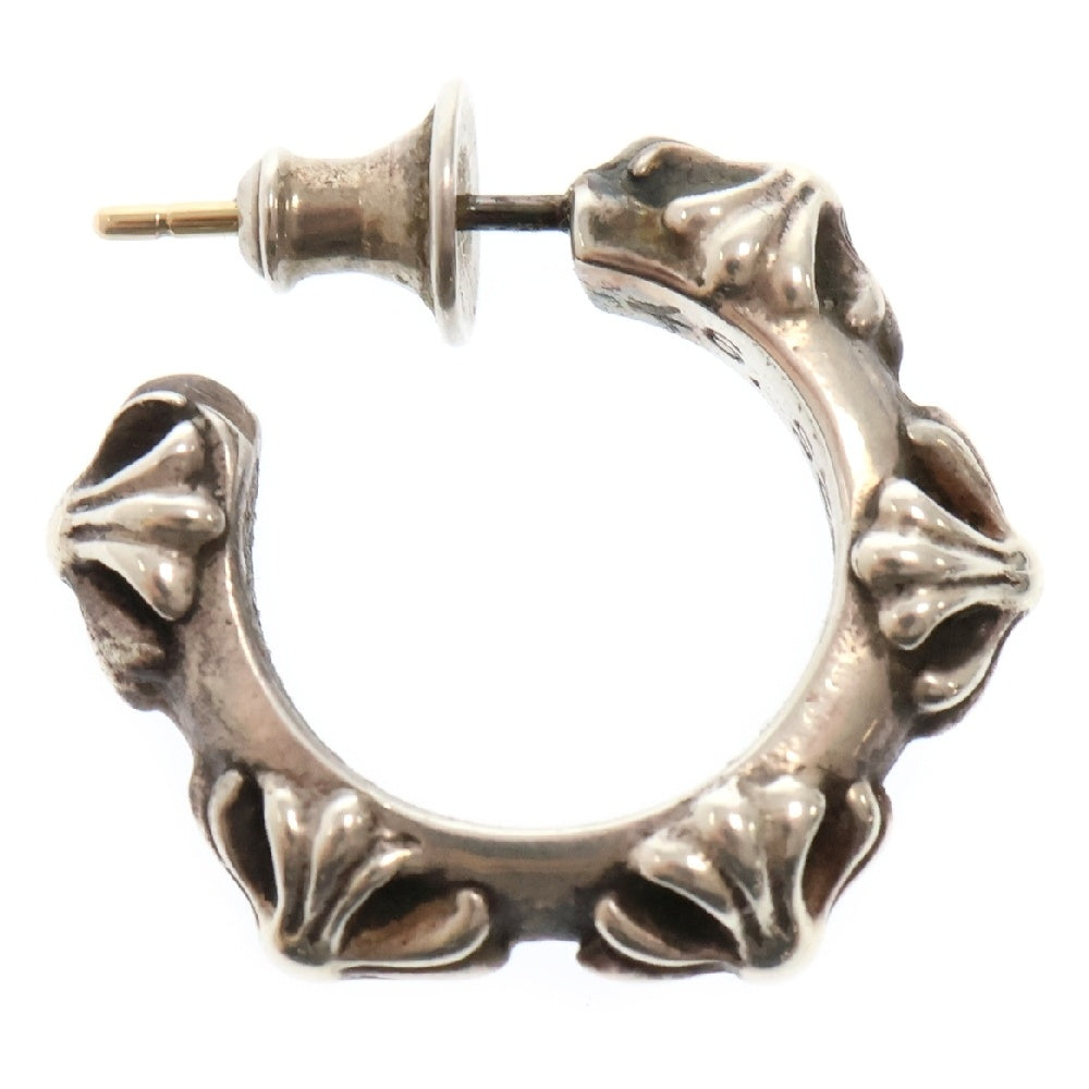 CHROME HEARTS(クロムハーツ) HOOP CROSS クロスバンド フープピアス シルバー BCA100